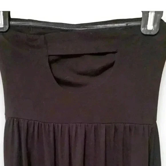 Women's Juniors' Xhilaration Black Strapless High-low Dress - Picture 8 of 11